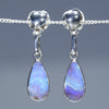 Natural Australian Boulder Opal Silver Earring Code -SE317