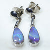 Natural Australian Boulder Opal Silver Earring Code -SE317