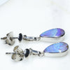 Natural Australian Boulder Opal Silver Earring Code -SE317