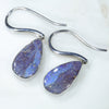 Natural Australian Boulder Opal Silver Earring (15mm x 8.5mm) Code -SE324