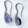 Natural Australian Boulder Opal Silver Earring (15mm x 8.5mm) Code -SE324