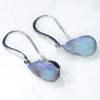 Natural Australian Boulder Opal Silver Earring (12mm x 7.5mm) Code -SE322