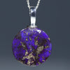 Natural Boulder Opal Silver Pendant