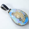 Australian Boulder Opal Silver Pendant with Silver Chain Code-SD226