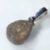 Australian Boulder Opal Silver Pendant with Silver Chain (11mm x 8mm) Code-SD203