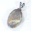 Australian Boulder Opal Silver Pendant with Silver Chain Code-SD201