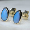 10k Gold- Solid Boulder Opal