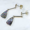 10k Gold-Solid Boulder Opal