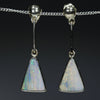 Natural Australian Boulder Opal Gold Stud DropsDrop Studs
