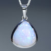 Natural Australian Boulder Opal Silver Pendant