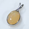 Sterling Silver- Solid Opal - Natural Diamond
