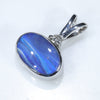 Sterling Silver- Solid Boulder Opal- Natural Diamond
