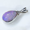 Sterling Silver- Solid Boulder Opal- Natural Diamond
