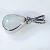 Silver Opal Pendant Side View