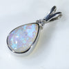 Sterling Silver- Natural Crystal Opal- Natural Diamond