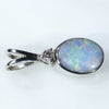 Silver Opal Pendant Side View