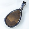 Natural Australian Boulder Opal Silver Pendant with Silver Chain Code -SD296