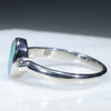 Silver Opal Ring Side View