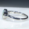 Silver Opal Ring Side View