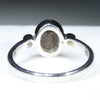 Australian Solid Boulder Opal and Diamond Silver Ring - Size 6.25 Code - RS113