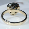 Australian  Opal and Diamond  Gold Ring Size 6.75 Code -RL57