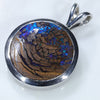 Sterling Silver- Solid Boulder Opal Matrix