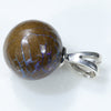 Silver Opal Pendant Rear View