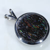 Sterling Silver- Solid Boulder Opal Matrix