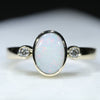 Beautiful White Opal From Coober Pedy