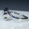 Silver Opal Ring Side View