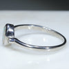 Silver Opal Ring Side View