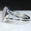 Silver Opal Ring Side View
