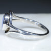 Australian Solid Boulder Opal Silver Ring - Size 6.5 Code -RS167