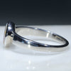Silver Opal Ring Side View