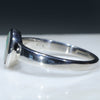 Silver Opal Ring Side View