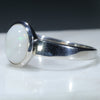 Sterling Silver- Solid White Opal