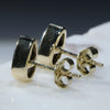 Gold Opal Studs Rear View