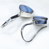 Silver Earrings Top View