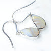 Natural Australian Boulder Opal Silver Earring (11.5 mm x 6mm) Code -SE393