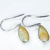 Natural Australian Boulder Opal Silver Earring (11.5 mm x 6mm) Code -SE388