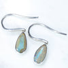 Natural Australian Boulder Opal Silver Earring (10mm x 5mm) Code -SE398