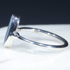 Silver Opal Ring Side View