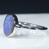 Silver Opal Ring Side View