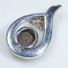 Silver Solid Opal Pendant Rear view