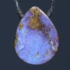 Queensland Boulder Opal Side Drill Pendant