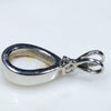 Silver Opal Pendant Rear View