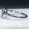 Silver Opal Ring Side View