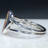 Silver Opal Ring Side View