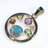10k Gold -Solid Boulder Opal- Natural Gemstones