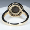 Natural Australian Boulder Opal and Diamond Gold Ring Size 6.75 Code - RL431